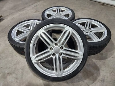 2009-2016 AUDI S5 A5 A4 S4 19” Peelers Rims / Wheels OEM 5×112 8K0601025AK - Image 1 of 4