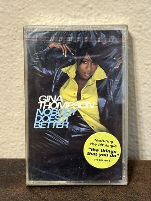 GINA THOMPSON - "Nobody Does It Better" Cassette Tape NEW SEALED - Image 1 of 4