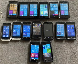 JOB LOT x15 Nokia Lumia 435 610 530 - Smartphones (Unlocked + EE) Fully Working - Picture 1 of 7