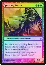 Spiraling Duelist FOIL Mirrodin Besieged NM Red Uncommon MAGIC CARD ABUGames