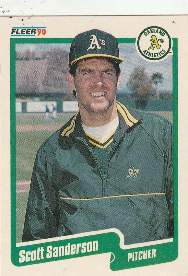 FREE SHIPPING-MINT-1990 Fleer Update Scott Sanderson #U-118 A'S PLUS BONUS CARDS - Image 1 of 1