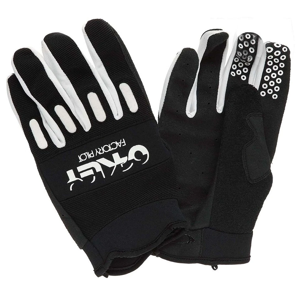 Guantes deportivos Oakley Factory negros blancos para hombre 94048 001 Foto 1 de 1