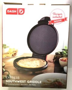 DASH #DMG8100V2RD EXPRESS SOUTHWEST GRIDDLE - 8" COOKING SURFACE NON-STICK - NEW - Picture 1 of 3