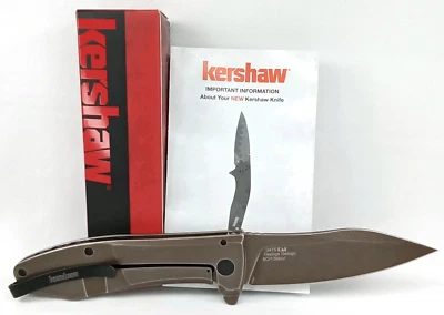 Navaja de Bolsillo Cuchillo Plegable Kershaw Boilermaker con Manual y Caja Original 2019 Foto 1 de 4