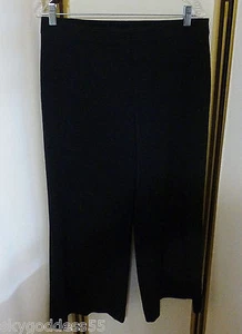 ST. JOHN  CAVIAR STRETCH KNIT CROPPED CASUAL PULL ON PANT BEAUTIFUL CONDITION 10 - Picture 1 of 2