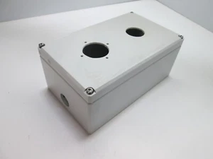 Hoffman Q-20129PCD Plastic Pushbutton Enclosure Box 200 x 120 x 85mm *Holes - Picture 1 of 7