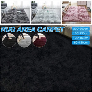 X-Large Floor Rug Rugs Fluffy Area Carpet Shaggy Soft Living Room Bedroom Pads - Picture 1 of 19