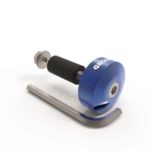 Oxford OX596 Blue Light Weight CNC Aluminum Motorcycle Bar Ends 2 (22MM) - Picture 1 of 1