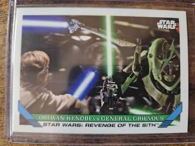 2023 Topps Star Wars Throwback Thursday Obi-Wan Kenobi vs. General Grievous #79 Foto 1 de 2