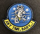 Military Patch Desert Storm Patch Tom Cat Any Time Baby Squadron Patch
