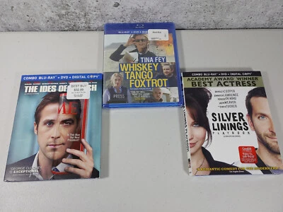 Lote de Blu-Ray + DVD Combo SELLADO: George Clooney, Bradley Cooper y Tina Fey Foto 1 de 4