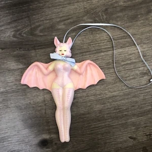 Lady Weird Bat Girl Sculpture Figurine Japan - Picture 1 of 3
