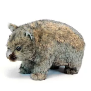 HANSA POSEABLE WOMBAT REALISTIC CUTE SOFT ANIMAL PLUSH TOY 28cm **NEW** - Picture 1 of 3