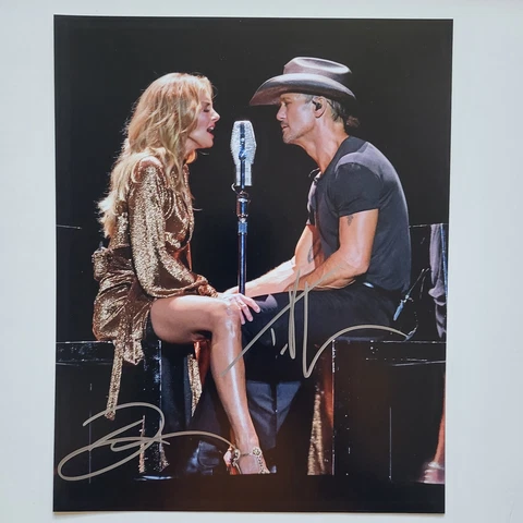 Faith Hill & Tim McGraw signed photo w coa Cover