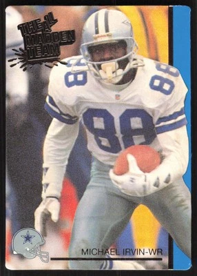 Michael Irvin, 1991 Action Packed All-Madden, #41, Dallas Cowboys, - Image 1 of 2