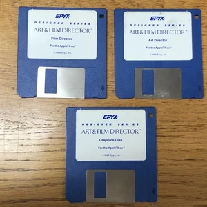 Epyx Art & Film Director  3 Disk Set /  Apple II Home Computers - Picture 1 of 5
