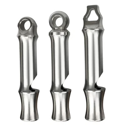 Titanium Signal Whistles Portable Outdoor Emergency Whistles Pocket tool Durable - image 1 of 4