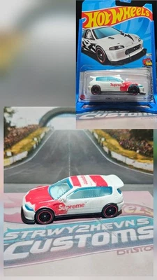 Hot Wheels Honda Civic ***Custom Supreme Premium Super Treasure Hunt*** - Image 1 of 3
