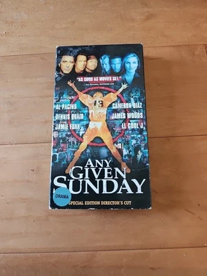 Any Given Sunday (VHS, 2000, Special Edition Directors Cut) + VIDEO UPDATE - Image 1 of 3
