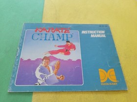 Karate Champ Nintendo NES Manual Only ~ Instruction Booklet