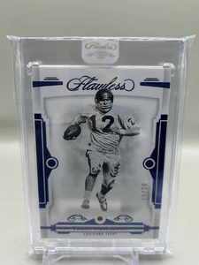 Flawless Collegiate Terry Bradshaw 2022 19/20 Sapphire - Imagen 1 de 2