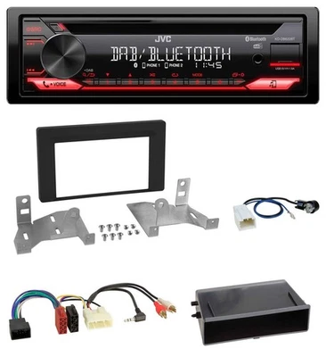 JVC CD DAB USB Bluetooth MP3 Autoradio für Toyota Aygo AB7 ab 2022 mattschwarz - Bild 1 von 4