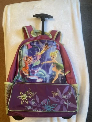 Disney Tinker Bell PVC Travel Bags Baggage Backpack Suitcase Luggage Tags - Image 1 of 4