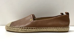 Ralph Lauren Women's Brown Leather Flat Shoes Size 8.5 - Picture 1 of 7