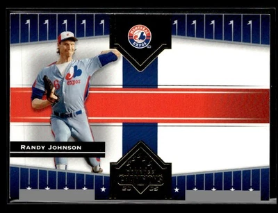 Tarjeta Donruss Champions #206 2005 Randy Johnson Montreal Expos Foto 1 de 2