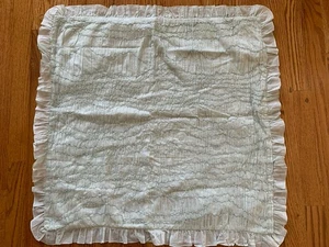 Pottery Barn Pair of 2  Euro Shams Blue Green New Other Condition - Picture 1 of 12