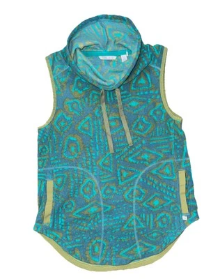 Toad & Co. Sundowner Vest Womens Sleeveless Multicolor Blue/Green Sz S - Image 1 of 4