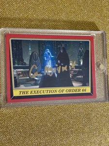 Ian Mcdiarmid signiert Emperor Star Wars Rogue One Mission Briefing 2016 Topps #13 - Bild 1 von 2