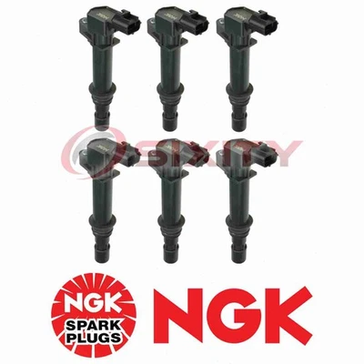 For Dodge Nitro NGK 6 pc Ignition Coils 3.7L V6 2007-2008 6a - Image 1 of 4