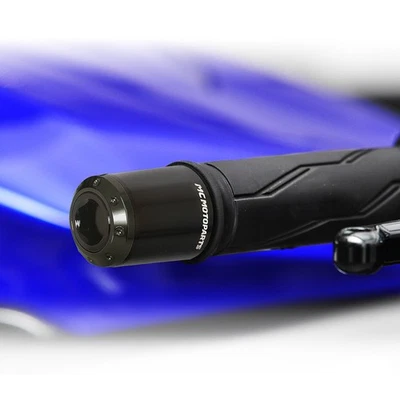 Extremos de barra de aluminio negro ATOM para Yamaha YZF R1 14 13 12 11 10 Foto 1 de 4