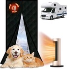 Magnetic Insulated Door Cover 33x80in Waterproof Thermal Curtain for RV Camper