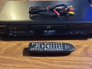 Panasonic DVD-RV31 Reproductor de Video DVD Reproductor de CD Dolby Digital Negro PROBADO - Imagen 1 de 13