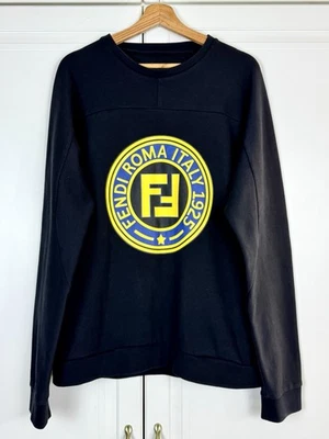 Fendi Roma Италии 1925 редкая подлинный толстовка S52 - Изображение 1 из 4