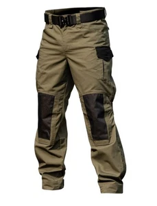 Men’s Urban Waterproof Ripstop Cargo Trousers Outdoor - Picture 1 of 7