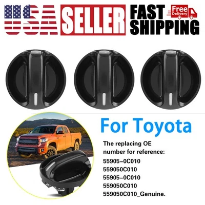 For 2000-2006 Toyota Tacoma Heater AC Fan Temperature HVAC Control Knob Switch - Image 1 of 4