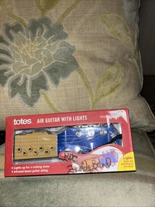 Totes Air Guitar With Lights- Lights Flash Red Or Blue As You Play. - Picture 1 of 8