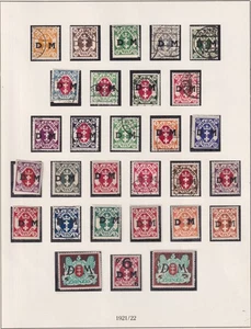 DANZIG 1921/1939 82 DIENST - UND PORTOMARKEN - Picture 1 of 4