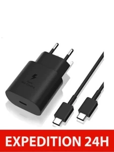 Chargeur Rapide 25W + Cable USB-C USB-C pour SAMSUNG S22 5G-S22 ULTRA 5G-S21 - Photo 1/4