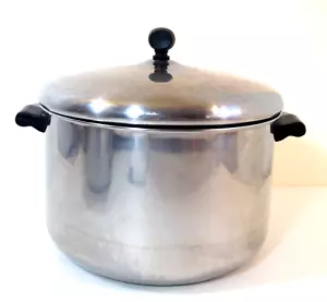 Vintage Farberware 8 Quart Topf mit Deckel Aluminium plattiert Edelstahl Made in USA - Bild 1 von 11