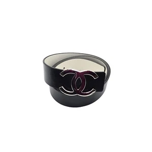 Chanel 2021 Reversible Leather Belt Size M - Picture 1 of 7