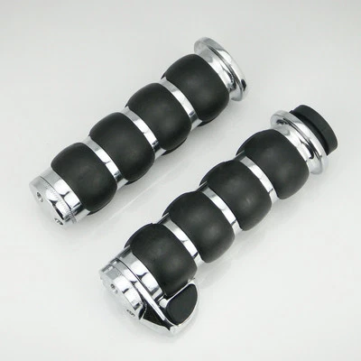 Empuñaduras de mango de 1" con jefe de acelerador para Harley Softail Dyna Glide Fat Boy Bad Boy Foto 1 de 4