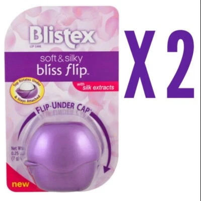 Blistex Soft & Silky Bliss abatible con extractos de seda (lote de 2) nuevo/cardado envío gratuito Foto 1 de 2
