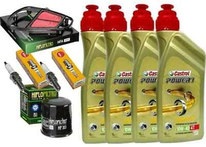 KIT TAGLIANDO KAWASAKI VN 900 06/20 CASTROL 10W40 FILTRO OLIO ARIA CANDELE - Imagen 1 de 4