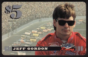 Assets Racing 1995: $5. Jeff Gordon (Snickers) Phone Card