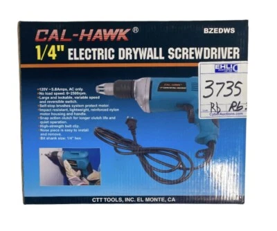 CAL Hawk 1/4 in ELECTRIC DRYWALL SCREWDRIVER - Image 1 of 3