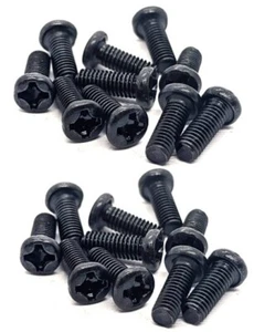 RC Screws M3 x 8 Black Panhead Metric Thread (For Metal or Plastic) Qty 20 - Picture 1 of 3